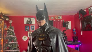 🦇Batman Forever Batsuit Costume Cosplay Superhero Concepts Cowl Movie Replica Review 202