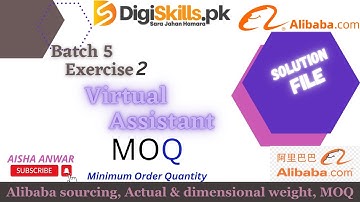virtual assistant exercise 2 batch 5 | dstp 2.0 batch 5 virtual assistant exercise 2 solution 2023