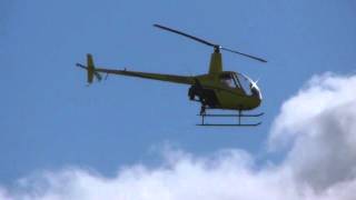 good Helicopter lesson GDLDL Robinson r22 4mar16 Cambridge UK 1221p