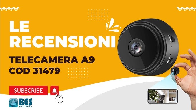 Telecamera Spia WiFi ,HD 4K DIY Mini Telecamera Nascosta Videocamera,  Davvero funzionale, qualità im 