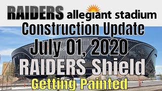 Las vegas raiders allegiant stadium construction update taken on
wednesday, july 01,2020. the completion date is now less than one
month away. it ...