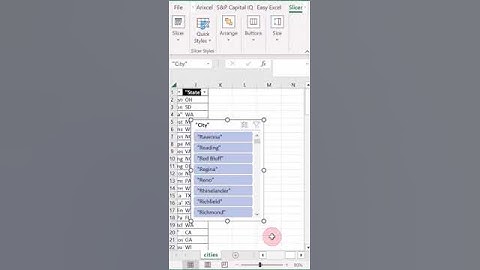 DO NOT USE FILTERS, BUT SLICERS #excel #shorts #short #youtube #youtubeshorts #subscribe #trending