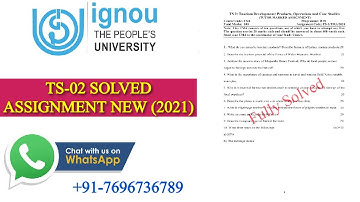 TS-02 FULLY SOLVED ASSIGNMENT NEW (2021) II BTS COURSE ASSIGNMENT