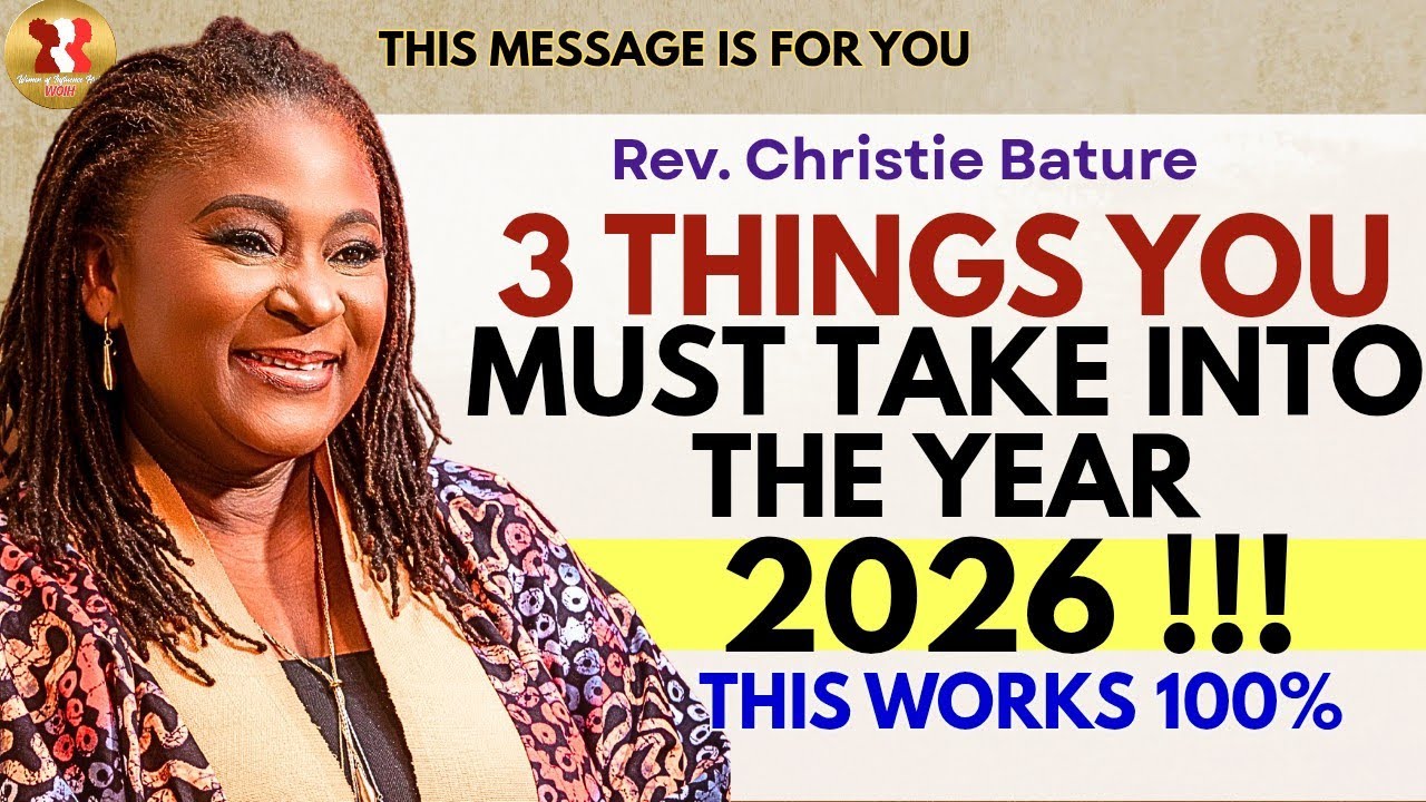3 THINGS YOU MUST CARRY INTO 2026 FOR IT TO BE A GREAT YEAR| IT WORKS! REV. CHRISTIE BATURE