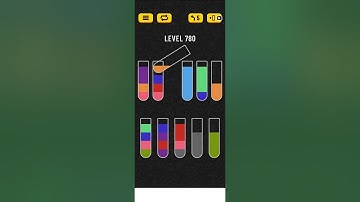 Water sort puzzle level 780
