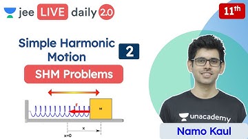 JEE: Simple Harmonic Motion L2 | Problems | Class 11 | Unacademy JEE | JEE Physics | Namo Kaul