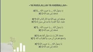 Sholawat Ya Rasulallah Yahabiballah (Muhammad ibni Abdillah) durasi 1 jam - Ai Khodijah