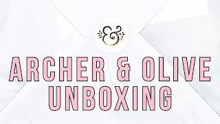 Unboxing my Archer & Olive Order! SIX Planner Theme Accessory Boxes! Huge Journaling & Planner Haul