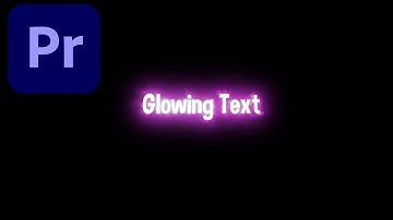 How to make glowing text like Rambo edits in Premiere Pro 2024