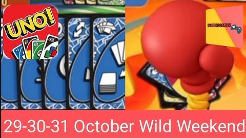 UNO Mobile - Gameplay Walkthrough Part 22 - Wild Weekend October 29-30-31 (iOS, Android)