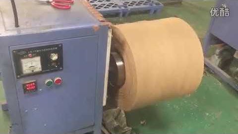 Paper rope rewinder machine