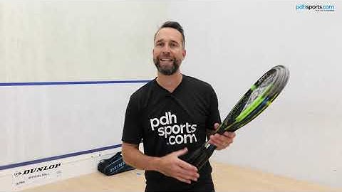 Dunlop Sonic Core Squash Racket reviews by pdhsports.com. Part 1: Ultimate 132, Elite 135 & Pro 130