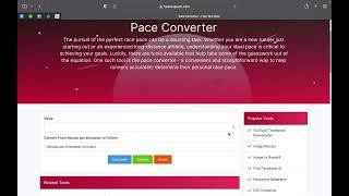 Pace Converter: Convert Minutes per Mile to Kilometers per Hour and Vice Versa screenshot 5