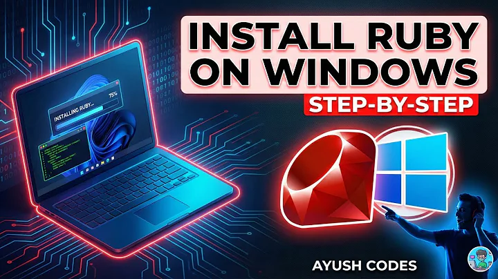 Install Ruby on Windows (2025) | Step-by-Step Using RubyInstaller | Ayush Codes