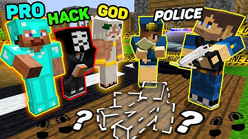 Minecraft NOOB vs PRO vs HACKER vs GOD : WHOSE INVESTIGATION
