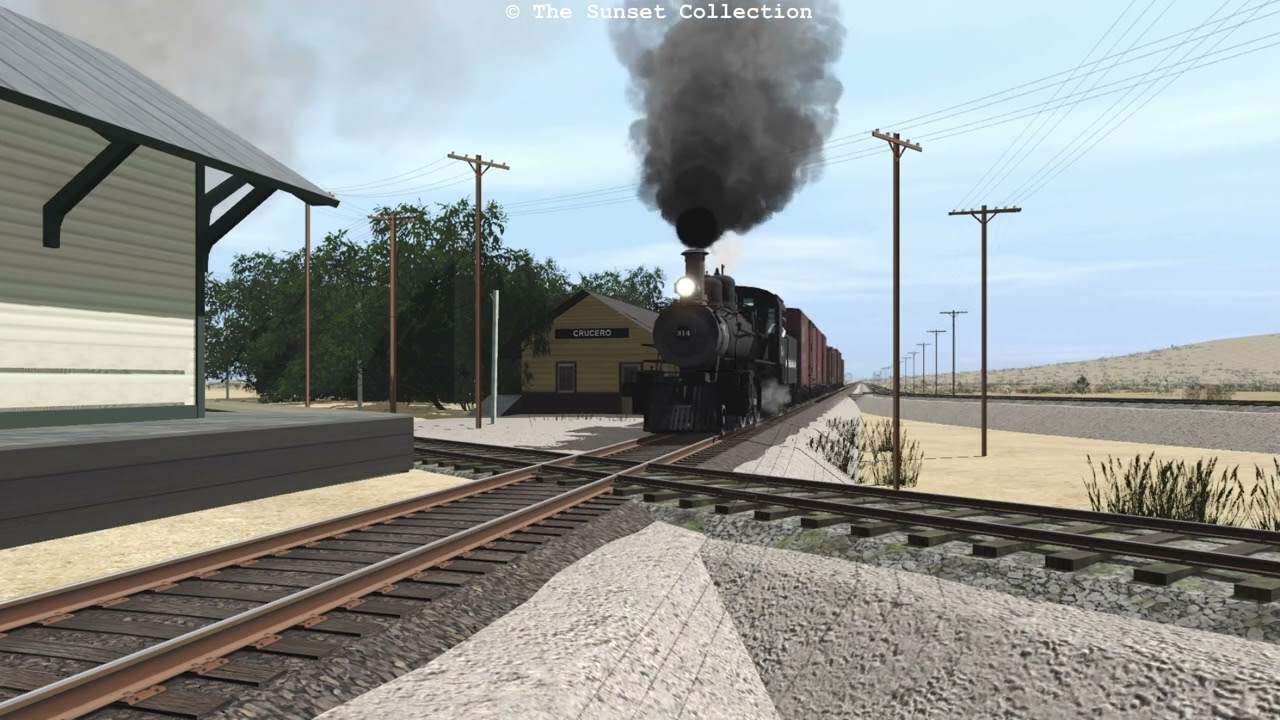 Southern Pacific Ten Wheeler Promo - Sunset Trainz Works