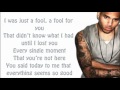 Chris Brown - All Back Lyrics Video