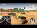 Dirt2 morocco scott rally gameplay  thrustmaster steering wheel ferrari red legend edition