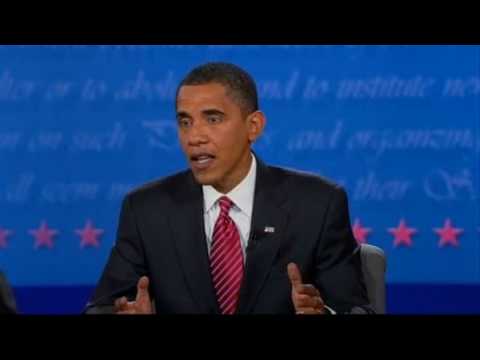 Obama / McCain 3rd Debate, Part 6 - Roe v. Wade