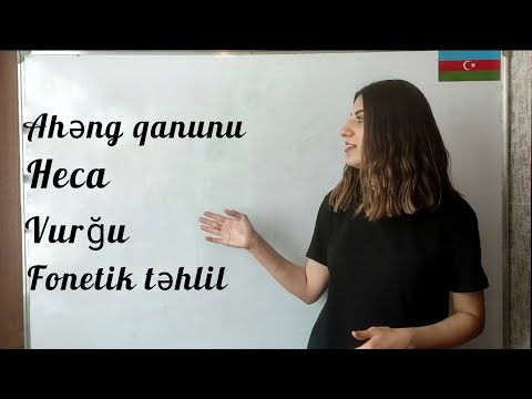 Fonetika(Ahəng qanunu, Heca, Vurğu) Fonetik təhlildə ən rahat üsul-3S