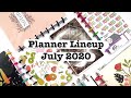 My Happy Planner Lineup for July-December 2020