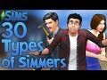 The Sims: 30 Types of The Sims Players!