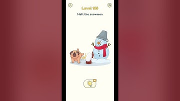 Dop 2 Android Gameplay Level 135 "Melt the snowman" #shorts #dop2 #gameplay #dop2game