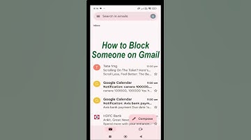 How to Block Someone on Gmail #gmail #stopspamming