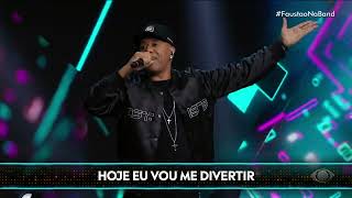 MC Koringa anima auditório do Faustão com 