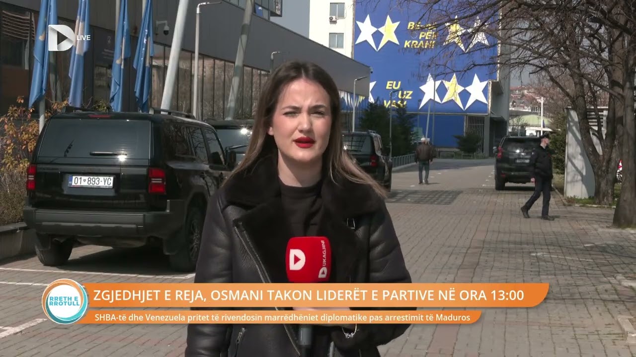 Zgjedhjet e reja, Osmani takon liderët e partive në ora 13:00 / Gazetarja Dea Dedinca sjell detaje