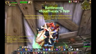 World of Warcraft-Arathi Basin Tricks, How to get on the stables roof. (5.3)