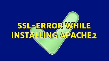 Ubuntu: SSL-Error while installing apache2