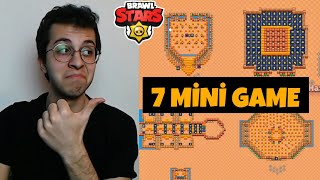 7 FARKLI MİNİ GAME OYNADIK !! BRAWL STARS TROLL HARİTA