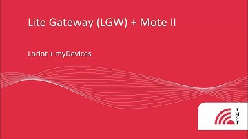 Sending LoRaWAN® messages from Loriot to myDevices using a LGW and a Mote II