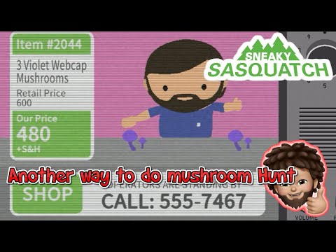 Sneaky Sasquatch -  Another way to hunt mushroom