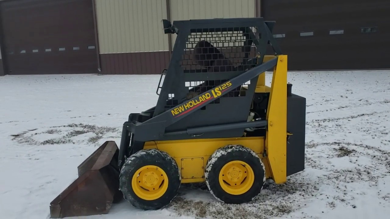 New Holland LS125 Skid Steer YouTube