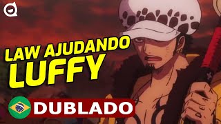 Trafalgar Law foge dos piratas do Buggy – One Piece Stampede Dublado 