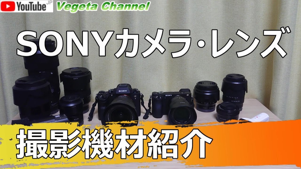 SONYカメラ・レンズ撮影機材紹介・一眼カメラ歴 #α9 #α6500 - YouTube