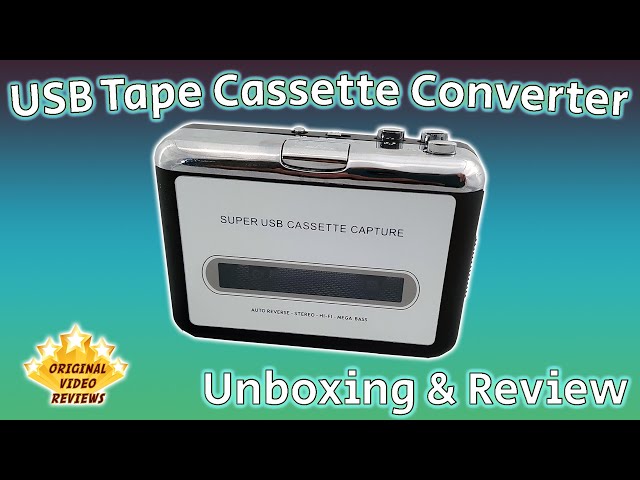 DIGITNOW Portable USB Cassette Tape Player Capture MP3 Audio Music,  Compatible With Laptop and Personal Computer, Convert Walkman Tape Cassette  To MP3 Format 