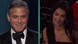 George Clooney Gushes About Wife Amal in Stirring Golden Globes Speech