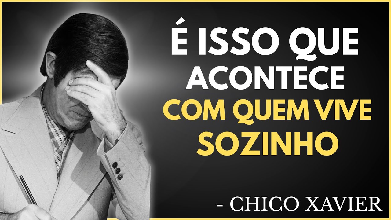 O Que Acontece com Quem Vive na Solidão — Resposta Espiritual Profunda de Chico Xavier