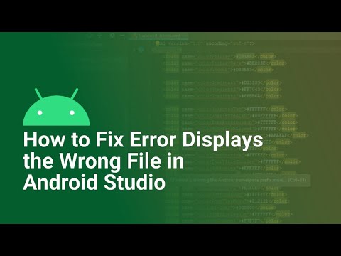 How to Fix Error Displays The Wrong File in Android Studio - YouTube