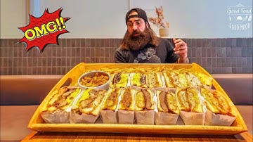 Day-4 | THIS HUGE SANDWICH CHALLENGE IN SINGAPORE COSTS $190 IF YOU LOSE! |Beard Meats Food