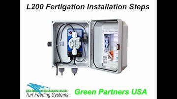 L200 Fertigation installion  Steps for Green Partners USA by Turf Feeding Systems