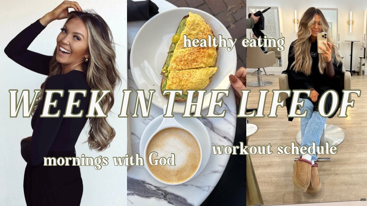 WEEK IN THE LIFE *Christian girl edition*: workout schedule, morning routine with God, and balance