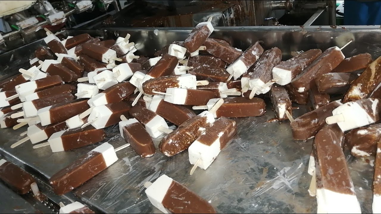 Ice cream production Inside The Ice Cream factory YouTube