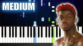 Lil Nas X - MONTERO - Piano Tutorial (MEDIUM) by PlutaX