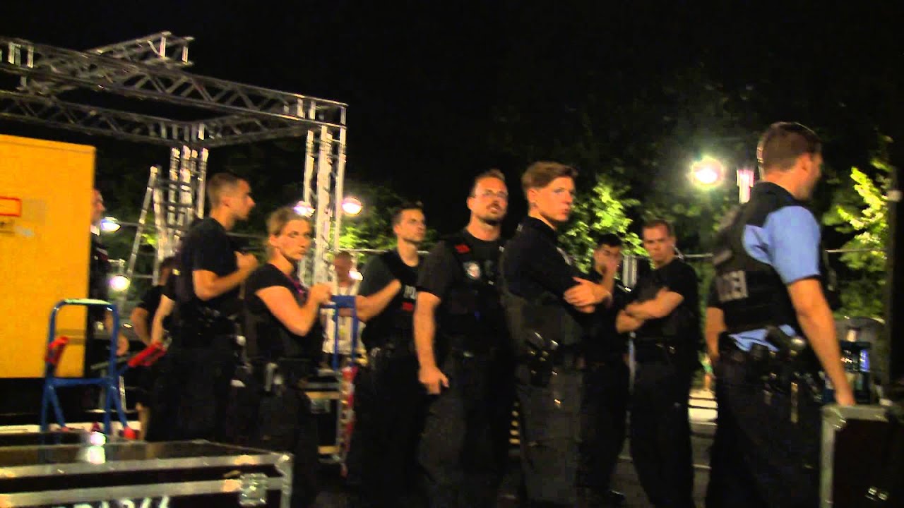 Polizeistress auf der Hanfparade 2015
