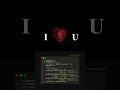 Love Heart Animation || HTML CSS and JS#programming #heart #code #love #frontend #animation #foryou