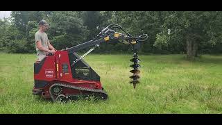 Toro TX700 with Auger Attachment